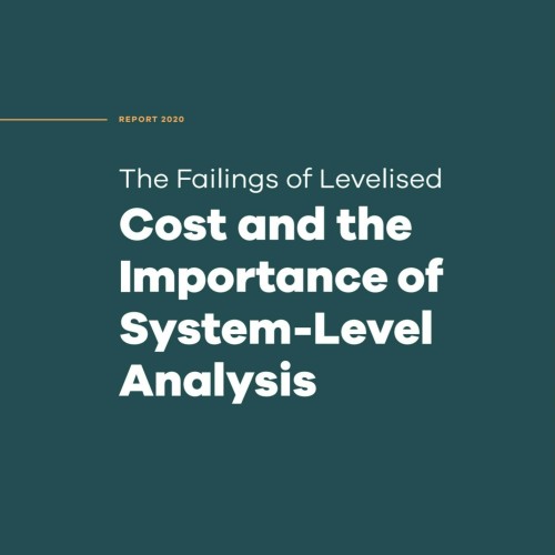 The Failings of Levelised Cost and the Importance of System-Level Analysis